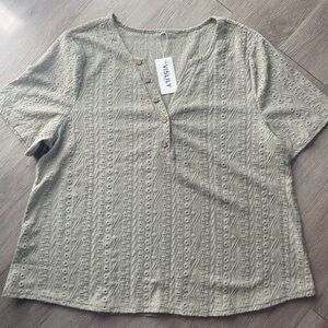 Vissla Olive Short Sleeve Cardigan